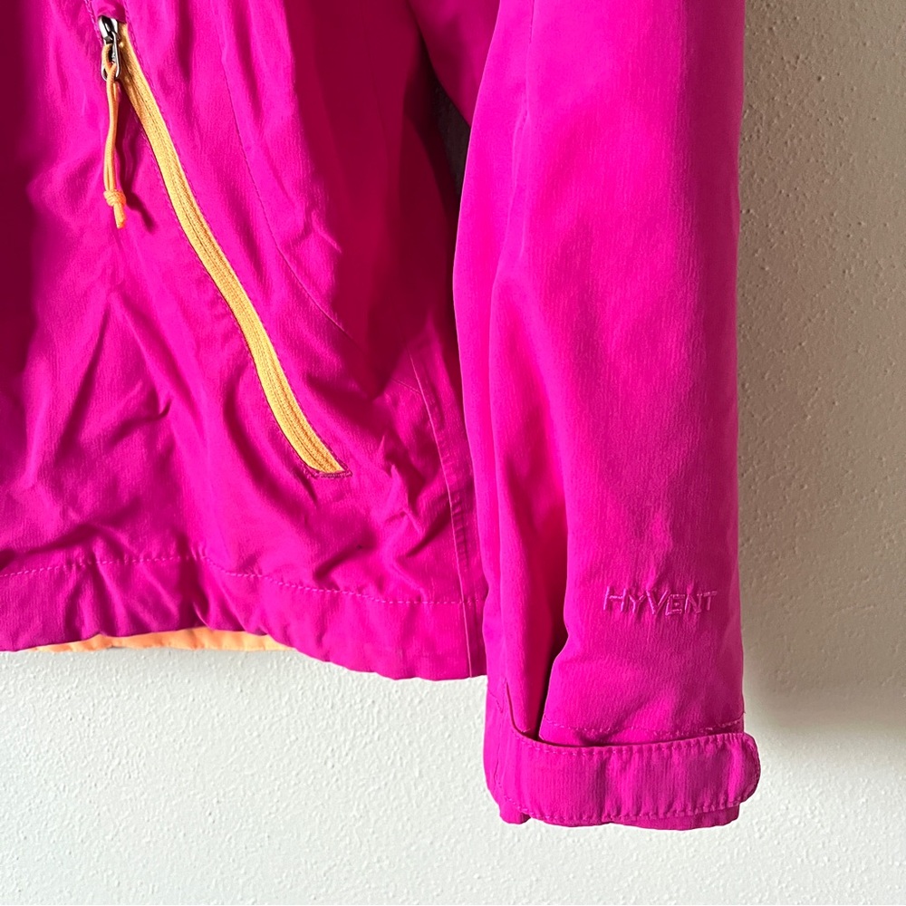 The North Face Women's Fuchsia & Orange Cinnabar Triclimate Hooded Rain Jacket - Picture 5 of 16